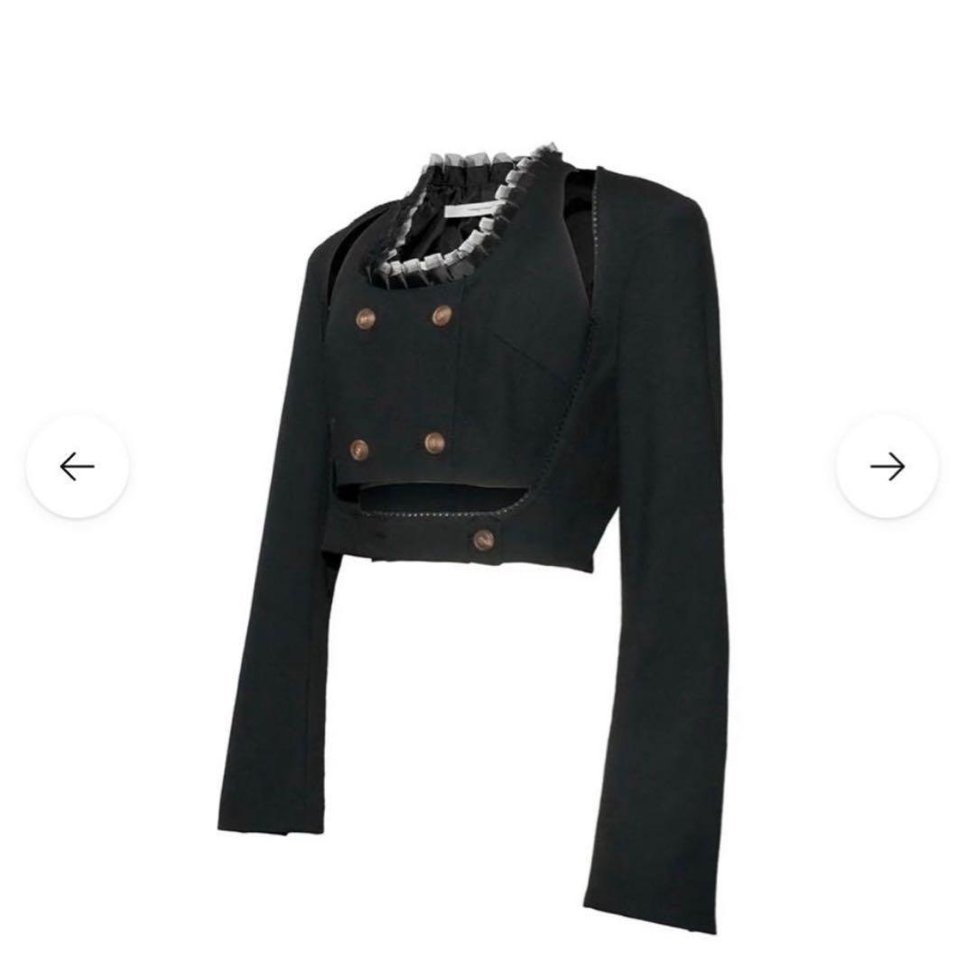 トップス THEREDTHREAD S lace trim suit ensemble 4 THEREDTHREAD / ザレッドスレッド】S lace trim suit ensemble