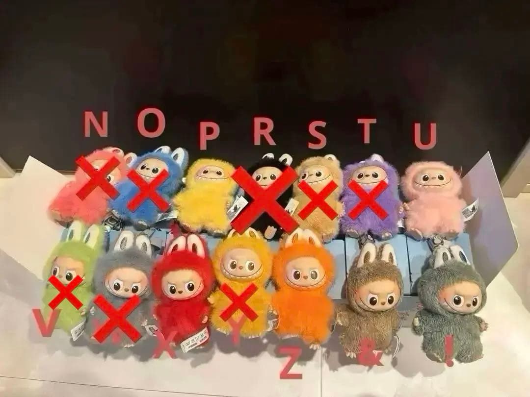 ラブブ　イニシャル　アルファベット　PIN FOR LOVE labubu