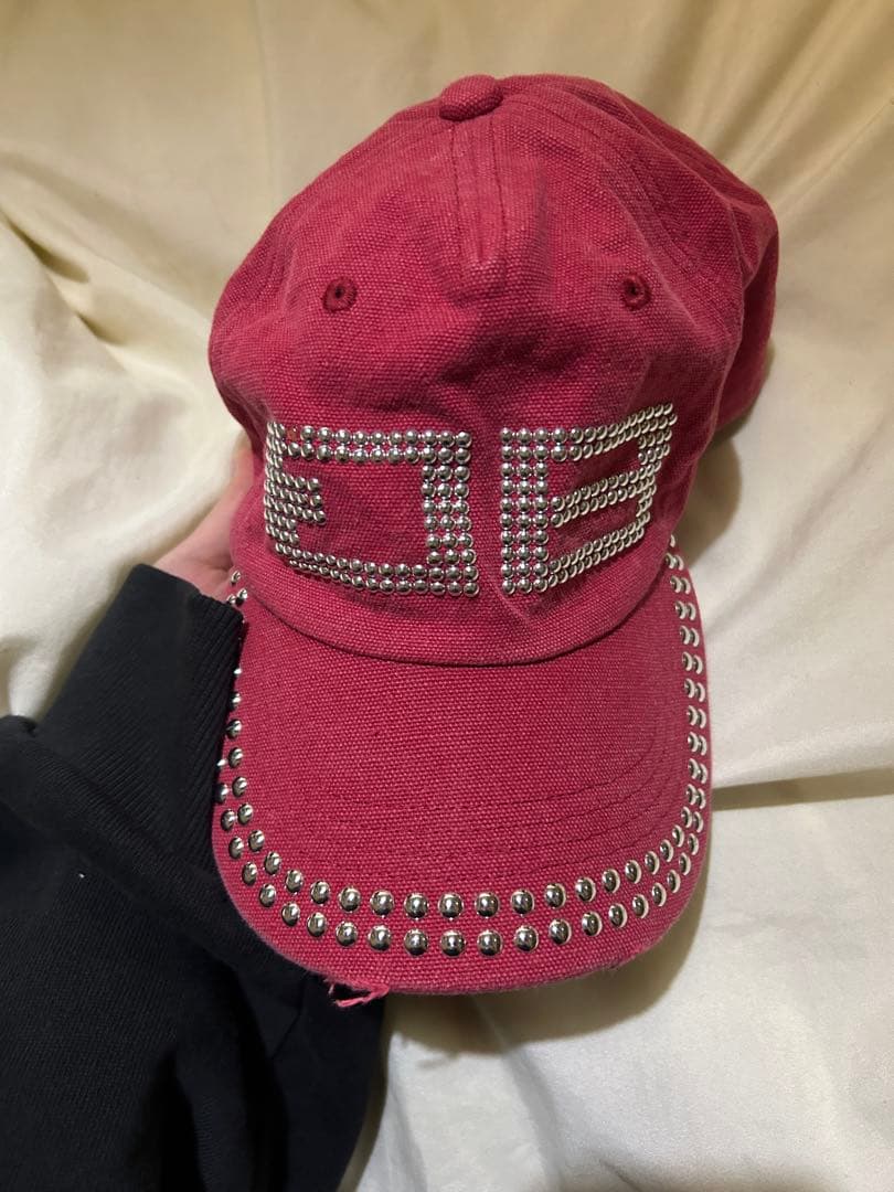 beeden キャップ 赤 - メルカリ