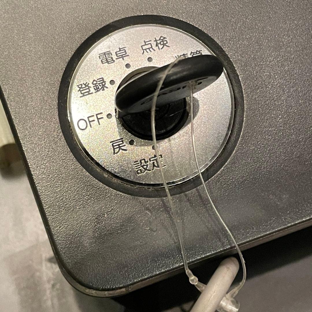 《動作確認、初期化済》CASIO/カシオ　レジスタ　TE-300 ブラック