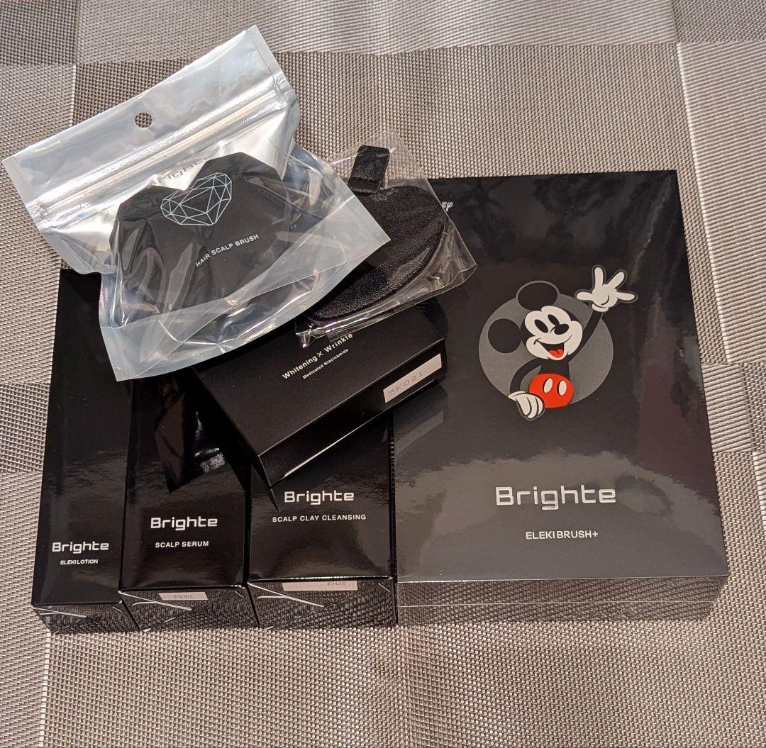 【新品・未開封】 Brighte ELEKI BRUSH+ ミッキー 7点セット