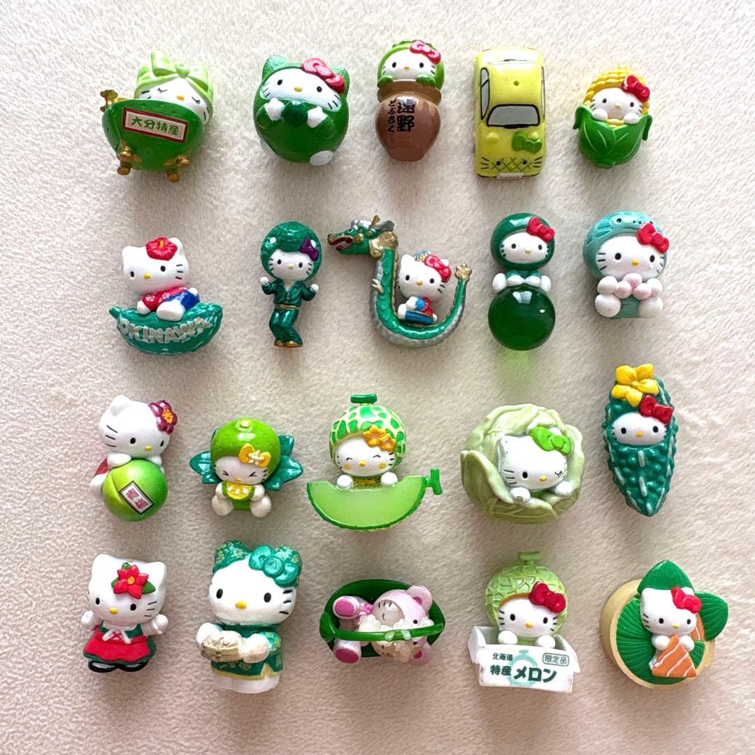 ご当地キティ　まとめ売り　ファスナーマスコット20個　レア入り　限定　金具なし