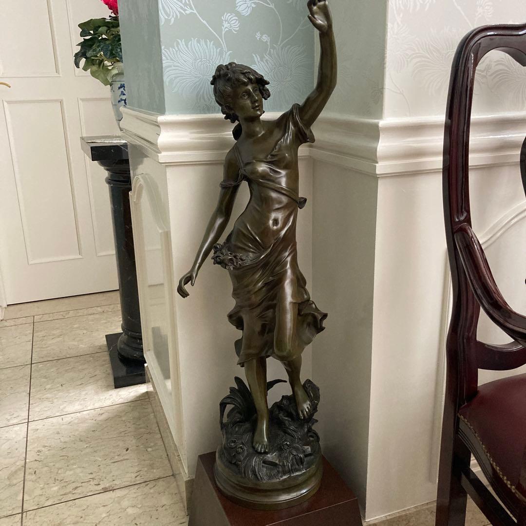 希少　オーギュストモロー ブロンズ像