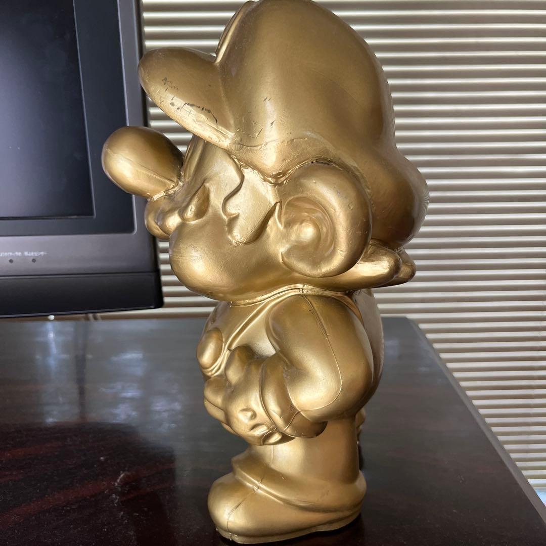 非売品】任天堂 店頭ディスプレイ 黃金のマリオ像 ゴールドスーパー