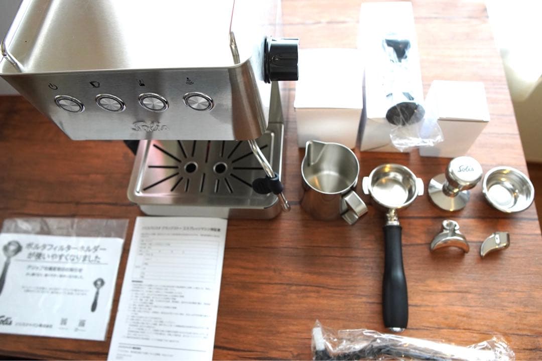 《美品》ソリスジャパンバリスタ グラングストー エスプレッソマシン SK1014