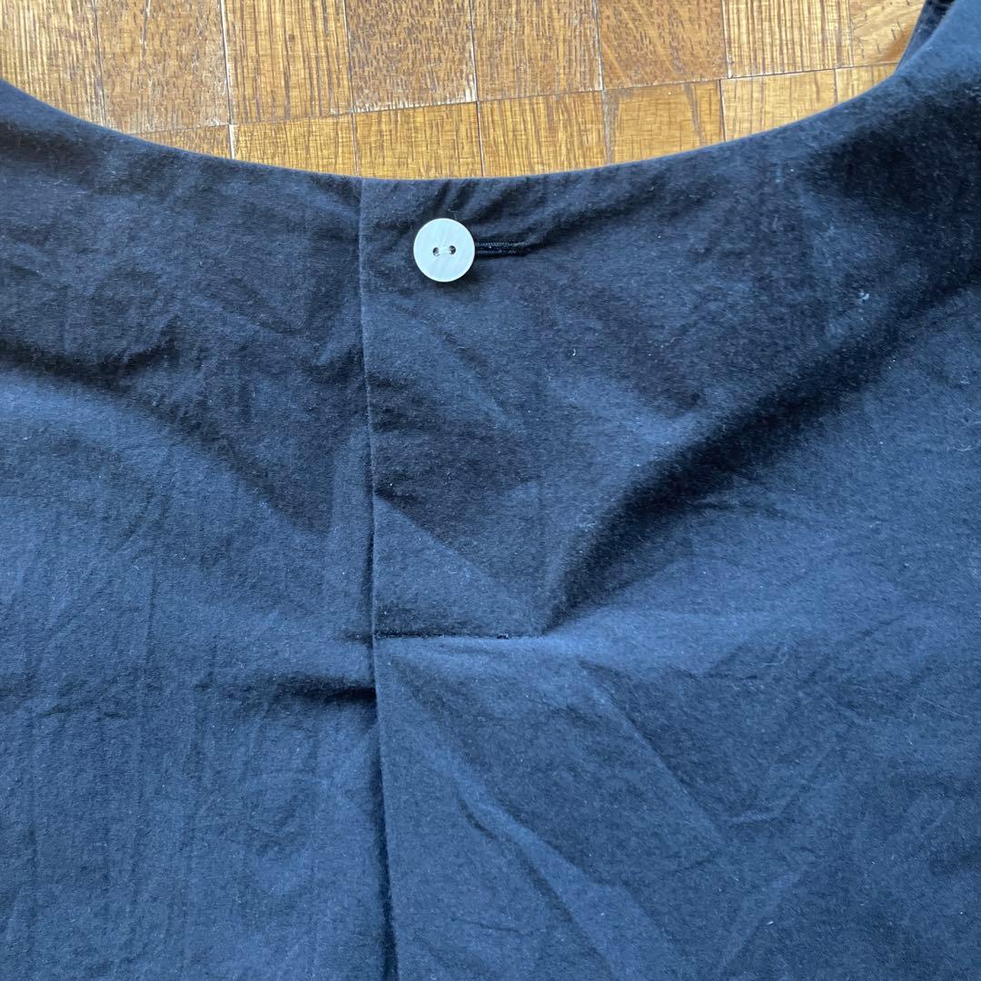 HUIS 遠州織物 レピアプルオーバー ブラックトップス U605 販売終了品