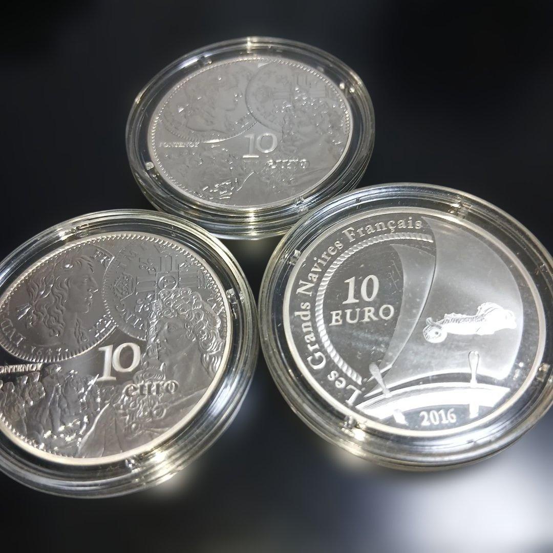 ピ*グ様 2016年 10ユーロ 2017年10ユーロ2枚計3枚 2006 GERMANY 800 Yrs DRESDEN Antique Genuine Silver German 10 Euro