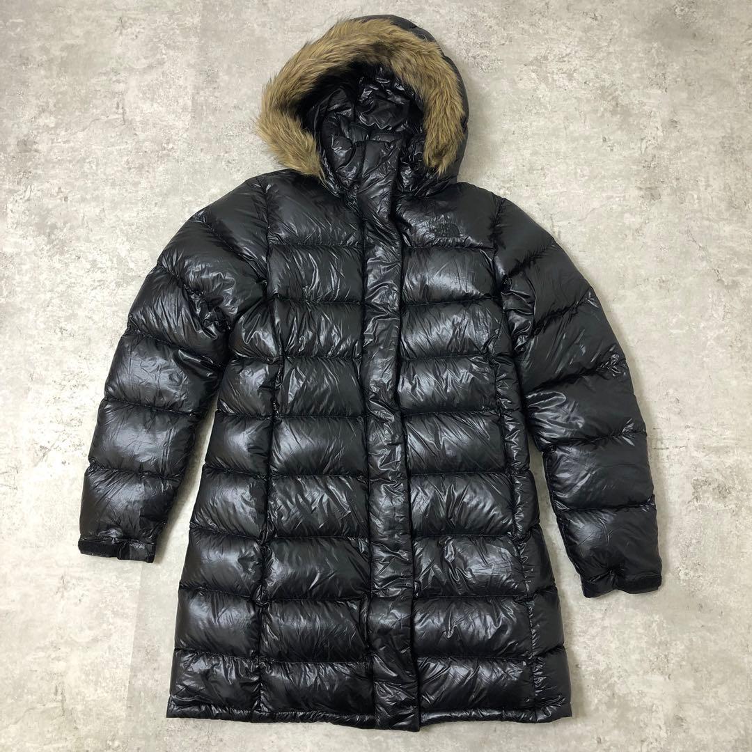 THE NORTH FACE ノースフェイス メトロダウンコート 黒 フード L