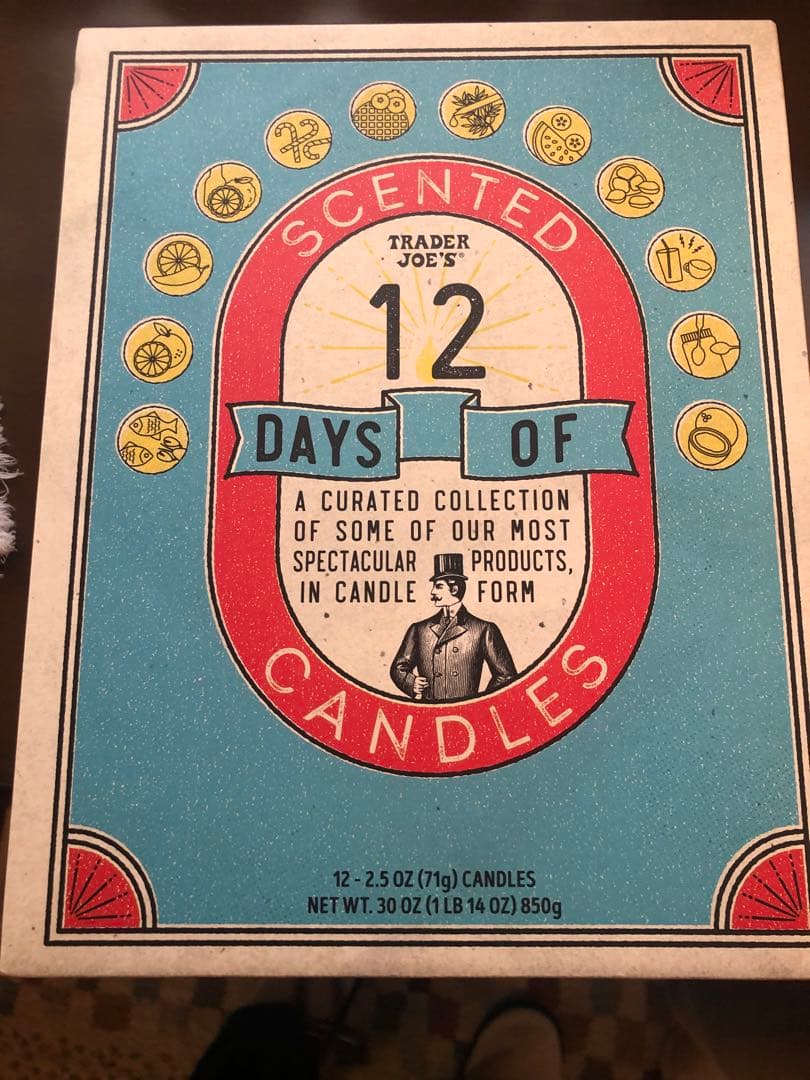 Trader Joe's アドベントカレンダーアロマキャンドル