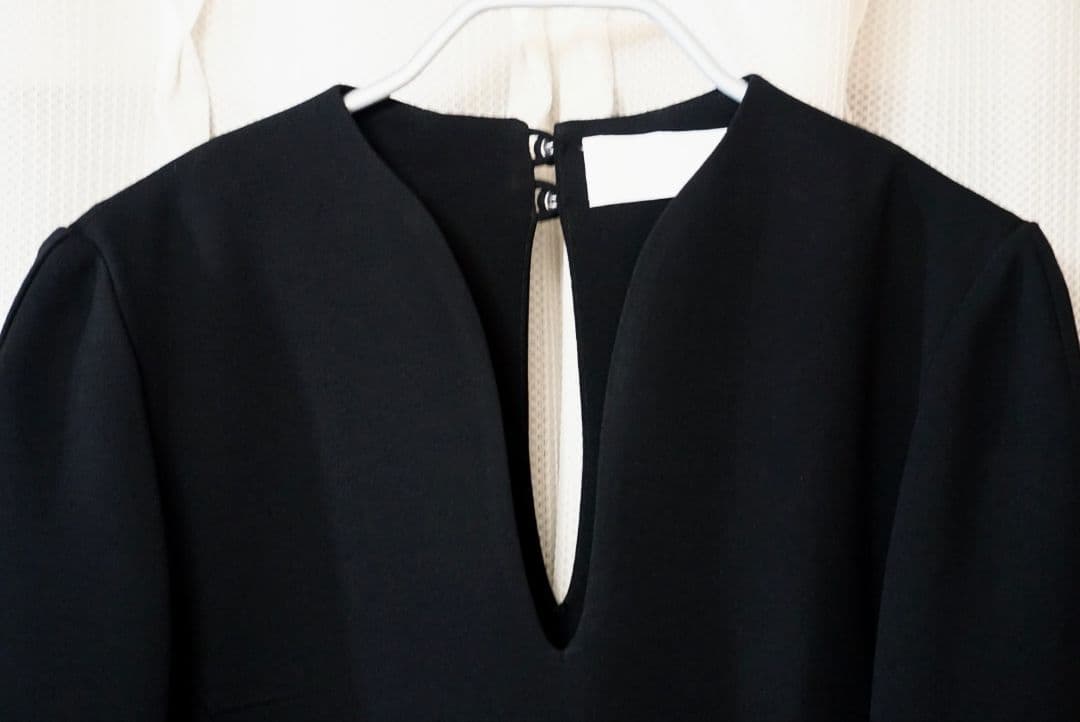 mame kurogouchi】百合刺繍ブラウス size1 BLACK - メルカリ