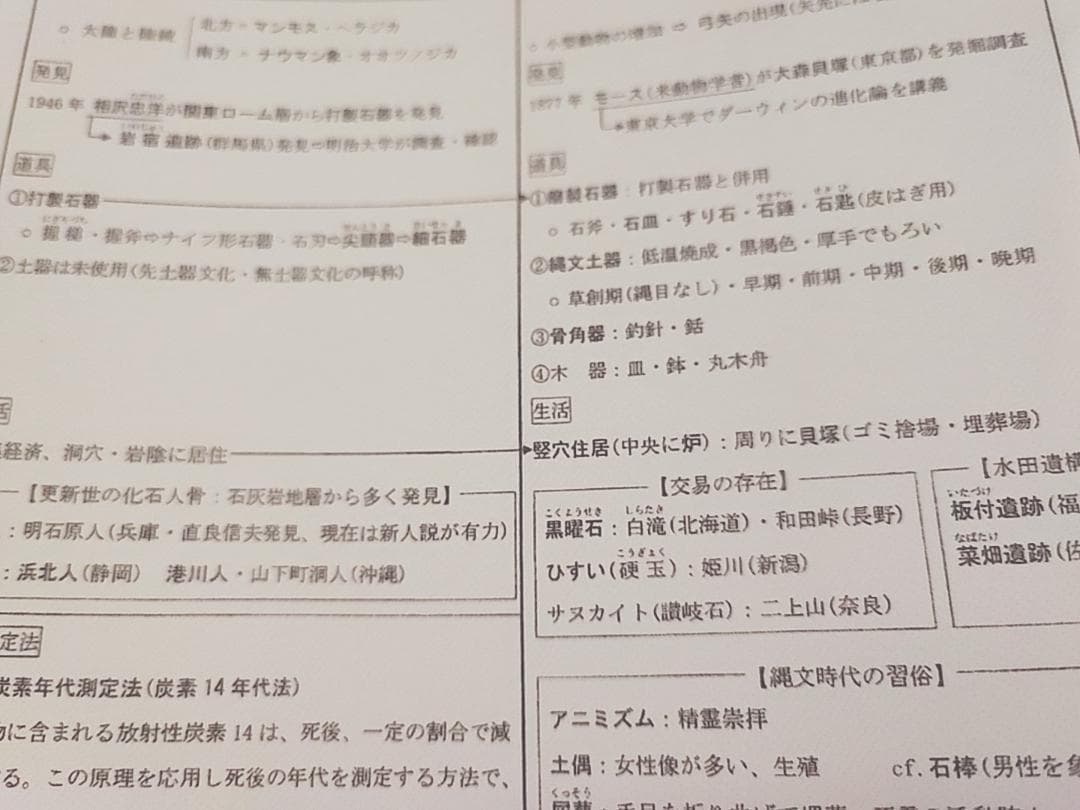 河合塾の坂本先生による上位クラス日本史講義プリント集セット 駿台 鉄