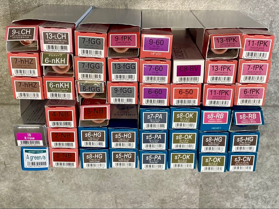 ミルボン カラーリング剤 多色セット新品45本➕使用中35本