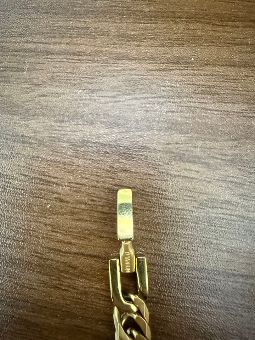 純チタンe-housekiya 喜平6面ダブルネックレス 50cm 6.5mm