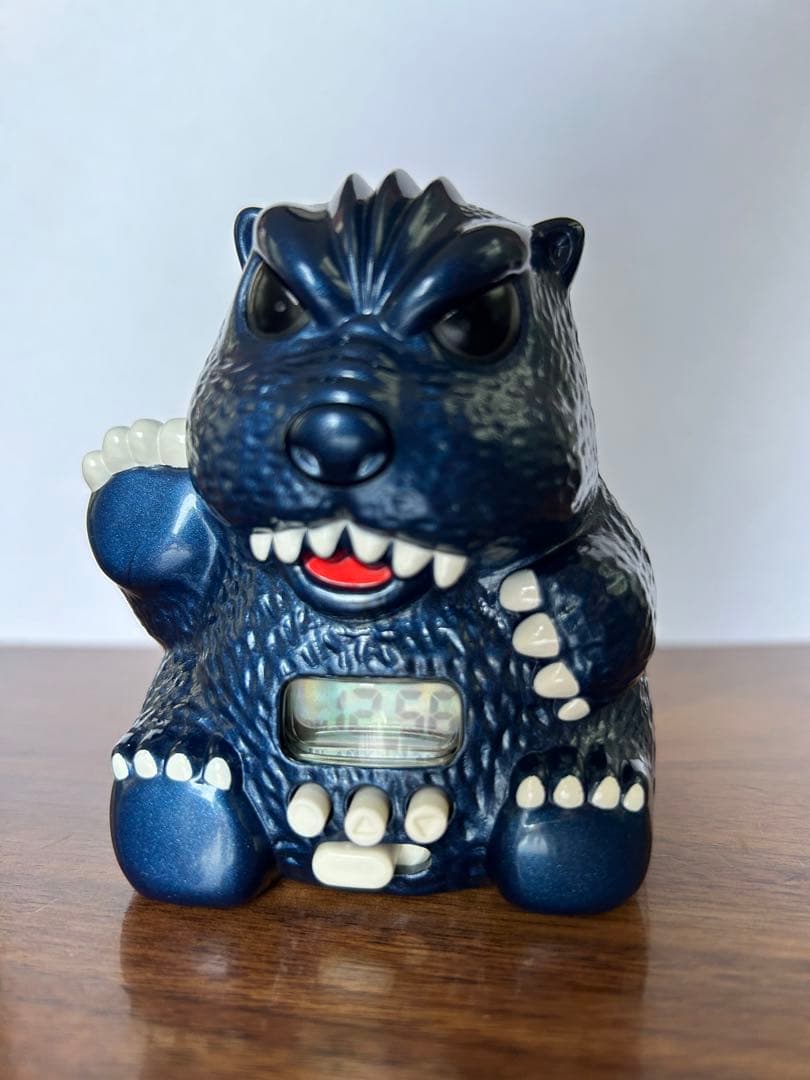 希少品 ゴジラ 目覚まし時計 - メルカリ
