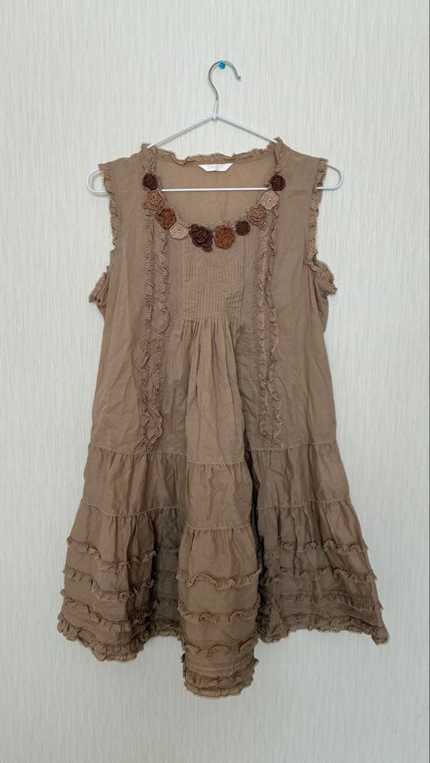 ピンクハウス　花モチーフチュニックダブリエ