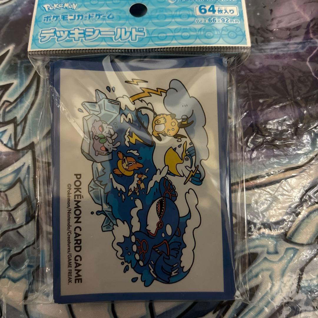 ポケモンカード 新品未開封 あめふらし デッキシールド - メルカリ