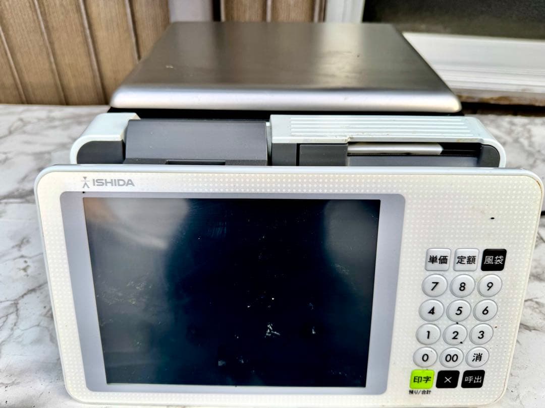 【美品】イシダ ラベラースケールレジスター UNI-9DB 楽天市場】イシダ 電気抵抗線はかり UNI-9DB 7インチ客面表示あり