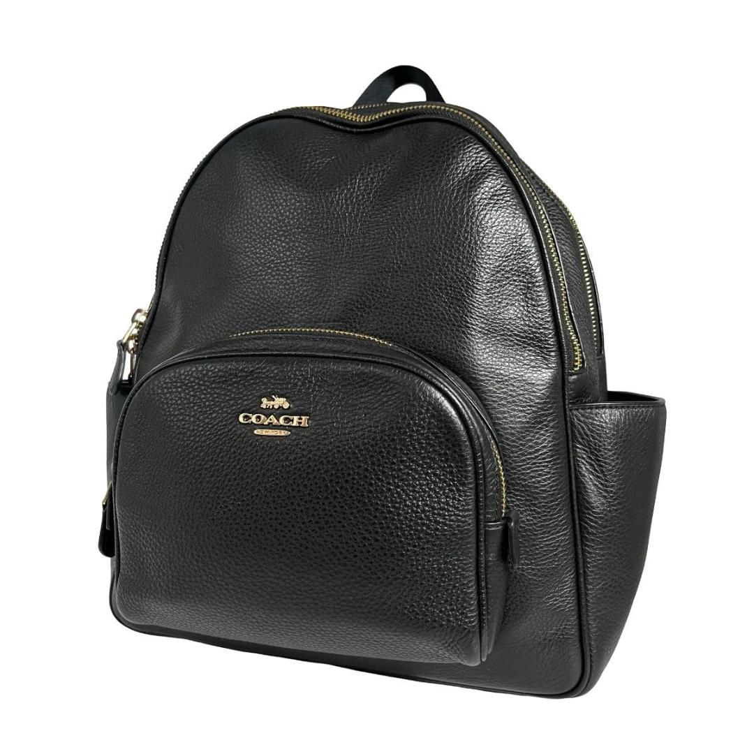 美品 COACH コーチ リュック バックパック レザー ブラック　5666 コーチ COACH 【Coach(コーチ)】Coach コーチ リュックサック バック