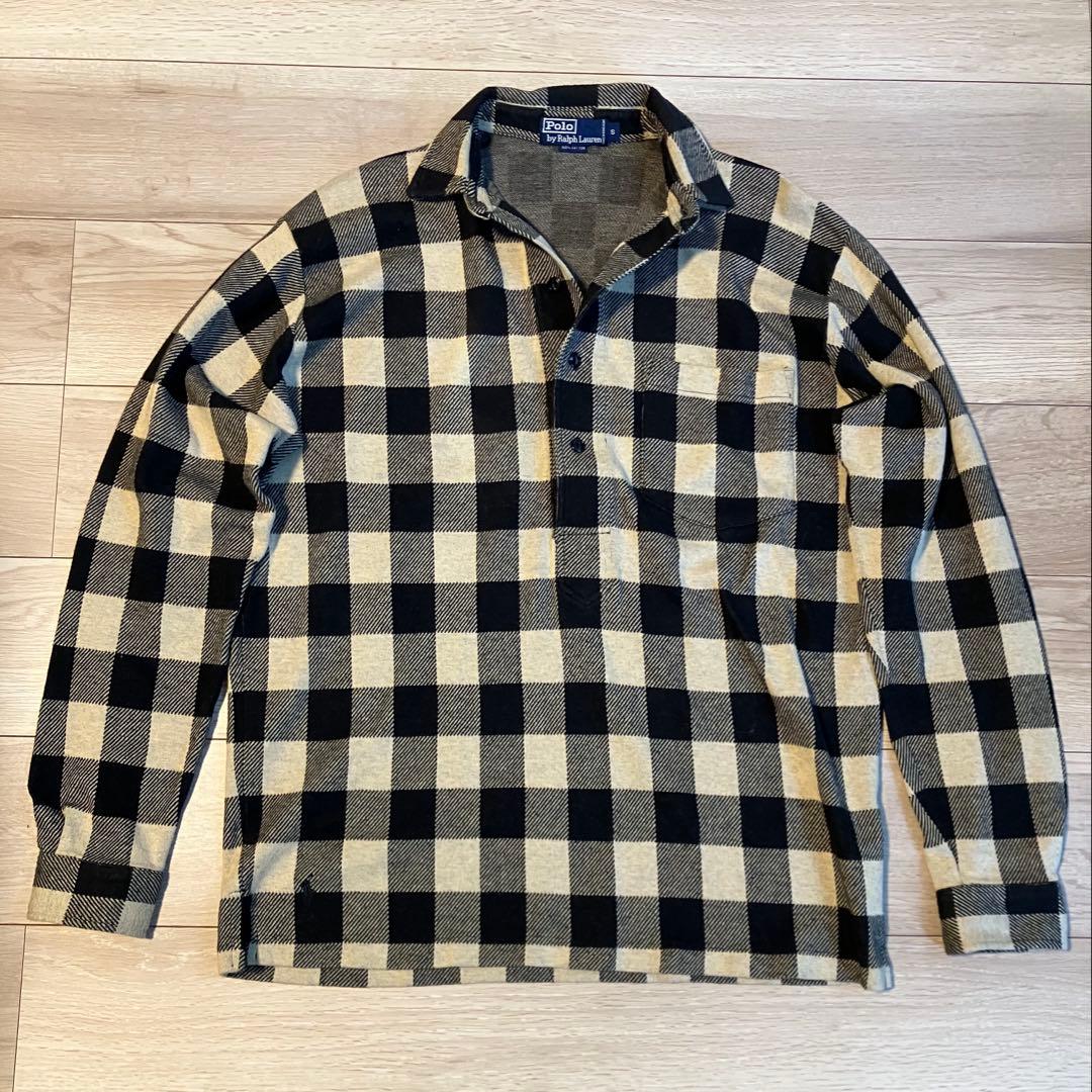 90s Polo by Ralph Lauren ブロックチェック ネルシャツ