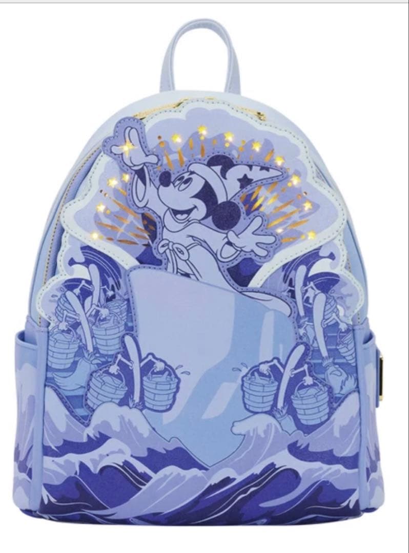 ラウンジフライ　ディズニー 魔法使いの弟子 ミッキー　ライトアップ　リュック 2026年最新】loungefly 弟子の人気アイテム - メルカリ