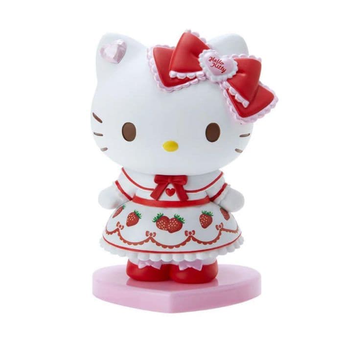 サンリオ ハローキティ イチゴ ドレス リボン フィギュア 公式 50周年