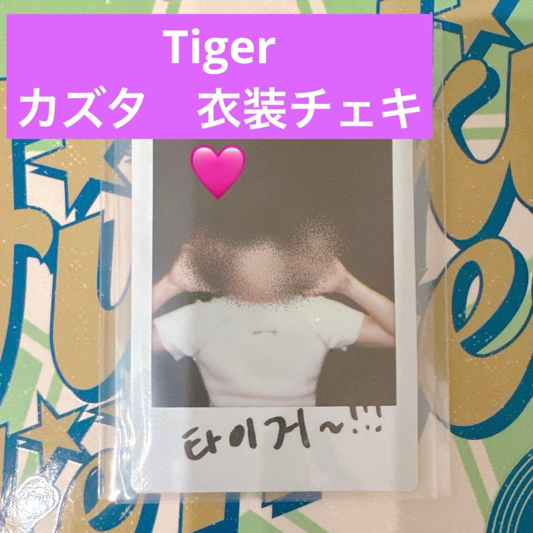 n.SSign カズタ　Tiger 衣装　ポラロイド　チェキ