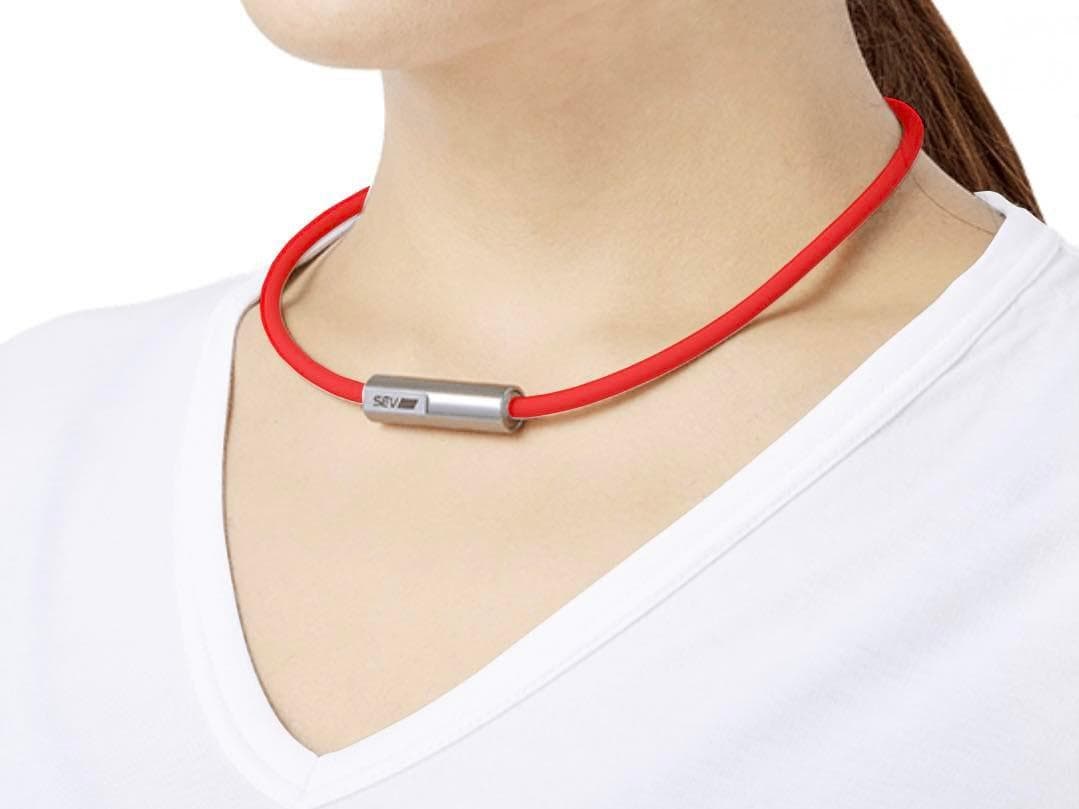 【新品】SEV セブルーパー typeM レッド 48cm ネックレス/首用