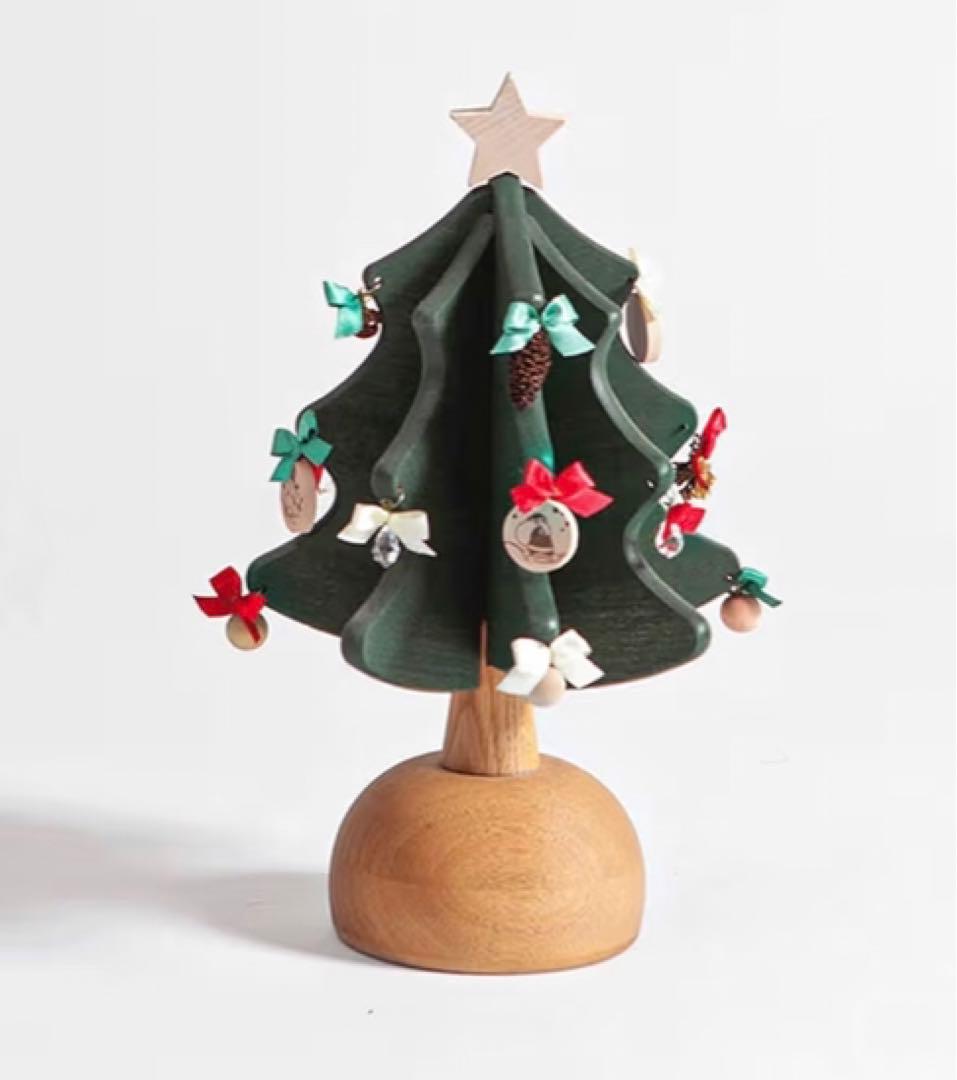 【新品】オークヴィレッジ　オルゴールツリー プチ　plusクリスマスツリー