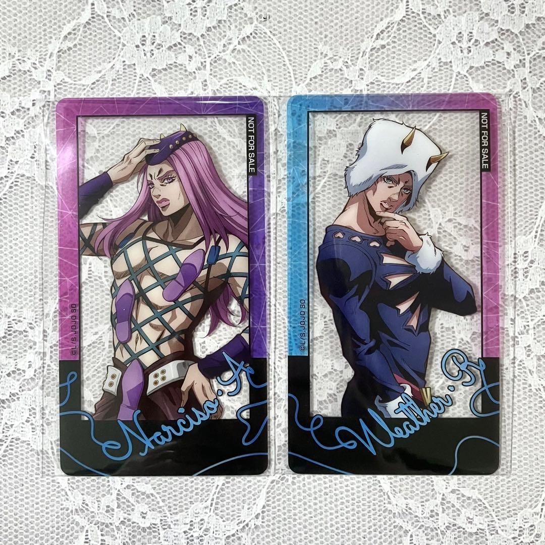 ジョジョの奇妙な冒険 クリアカード ナルシソ・アナスイ ウェザー