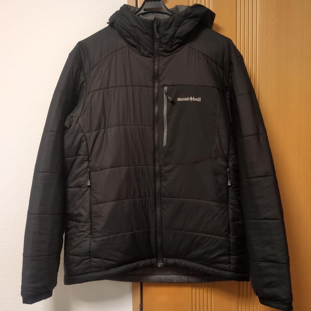 t*a様 モンベル　サーマラップ パーカ Men's　LL　ブラック
