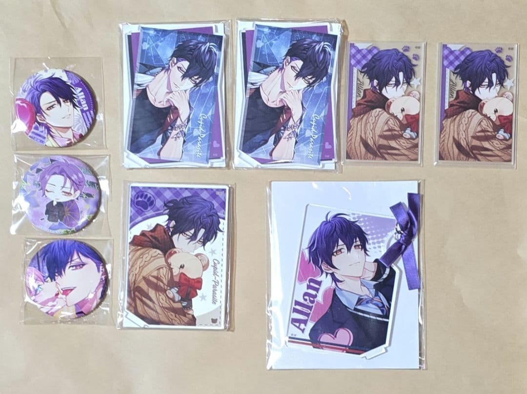 オトメイト キュピパラ アラン アクスタ アクカ 缶バッジ 5周年 冬の市