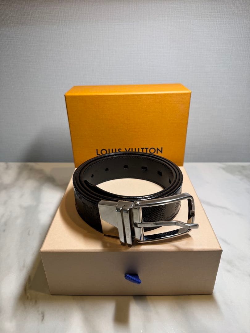 ☆Louis Vuitton ルイヴィトン　メンズベルト　レザーM9674