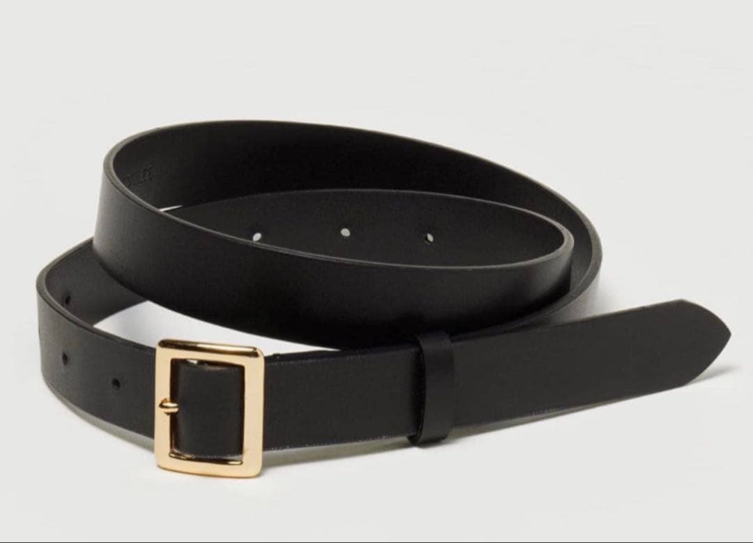 AURALEE AURALEE SQUARE BUCKLE BELT Mサイズ