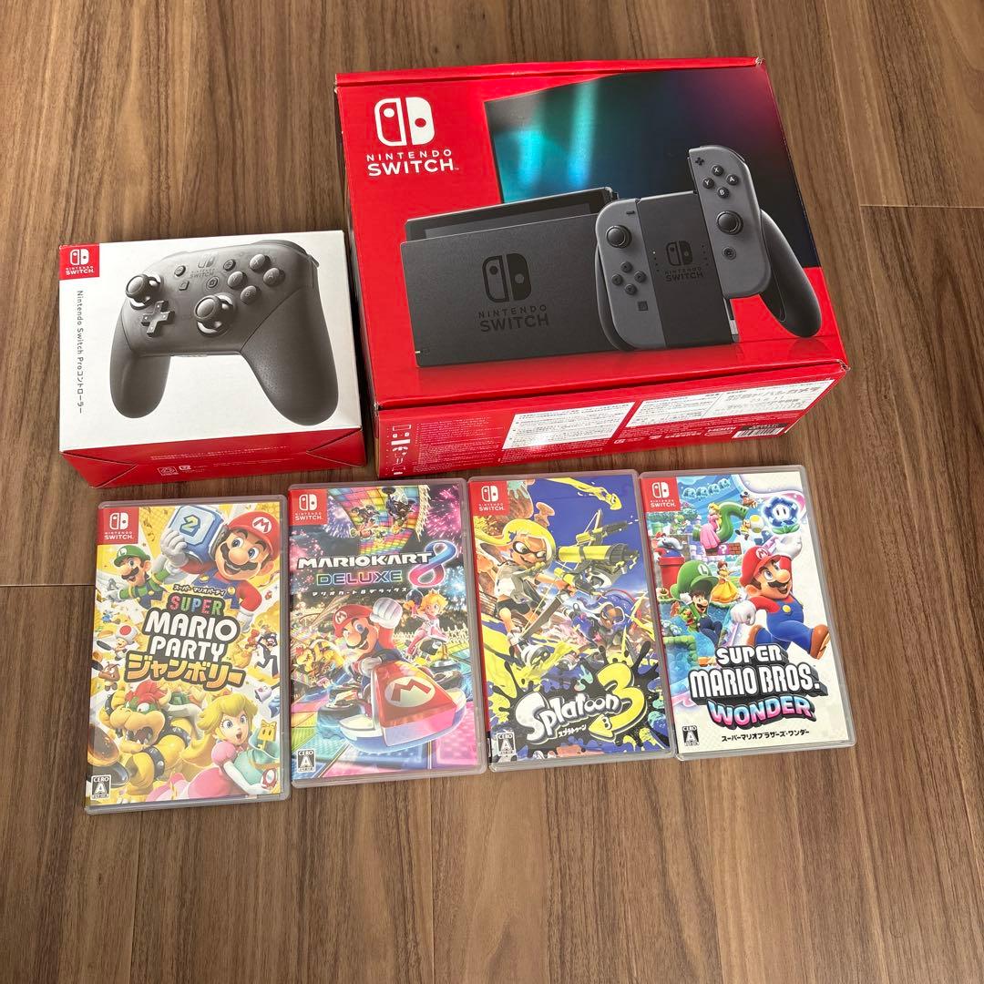 Nintendo Switch 本体 + Proコントローラー＋ソフトセット