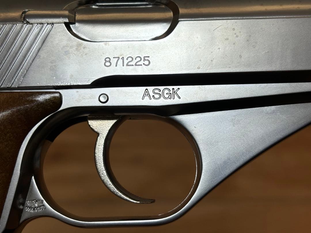 マルシン モーゼル MAUSER HSc シルバー サイレンサー ASGK刻印有