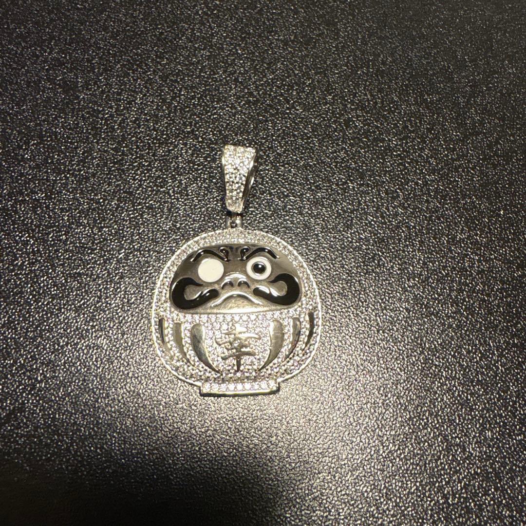 美品】AVALANCHE アヴァランチ だるま ネックレス トップ刻印あり