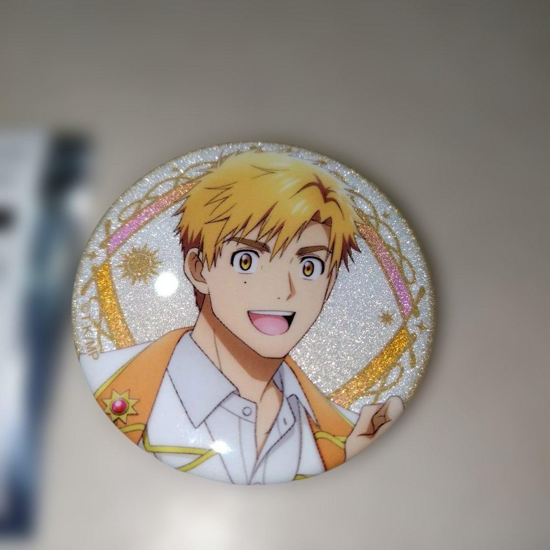 メダリスト 明浦路司 グリッター缶バッジ ローソン限定 コラボ