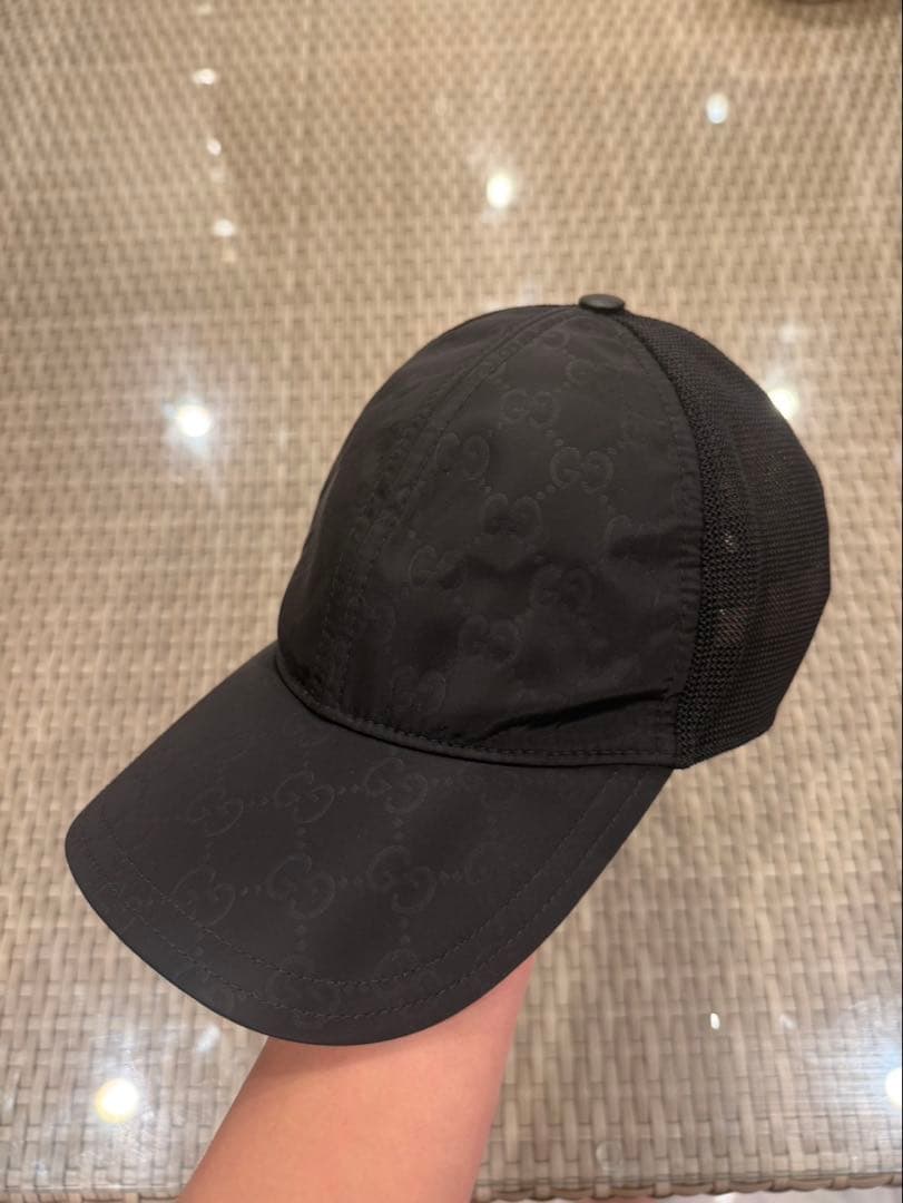 GUCCI ナイロンベースボールキャップ　XL ブラック 楽天市場】gucci キャップ xlの通販