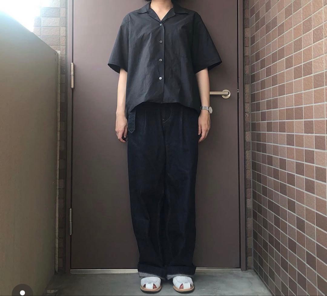 パンツ Graphpaper Colorfast Denim Belted Pants Graphpaper Colorfast Denim Belted Pants