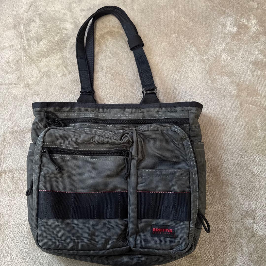 BRIEFING BS TOTE TALL スティールグレー USA製