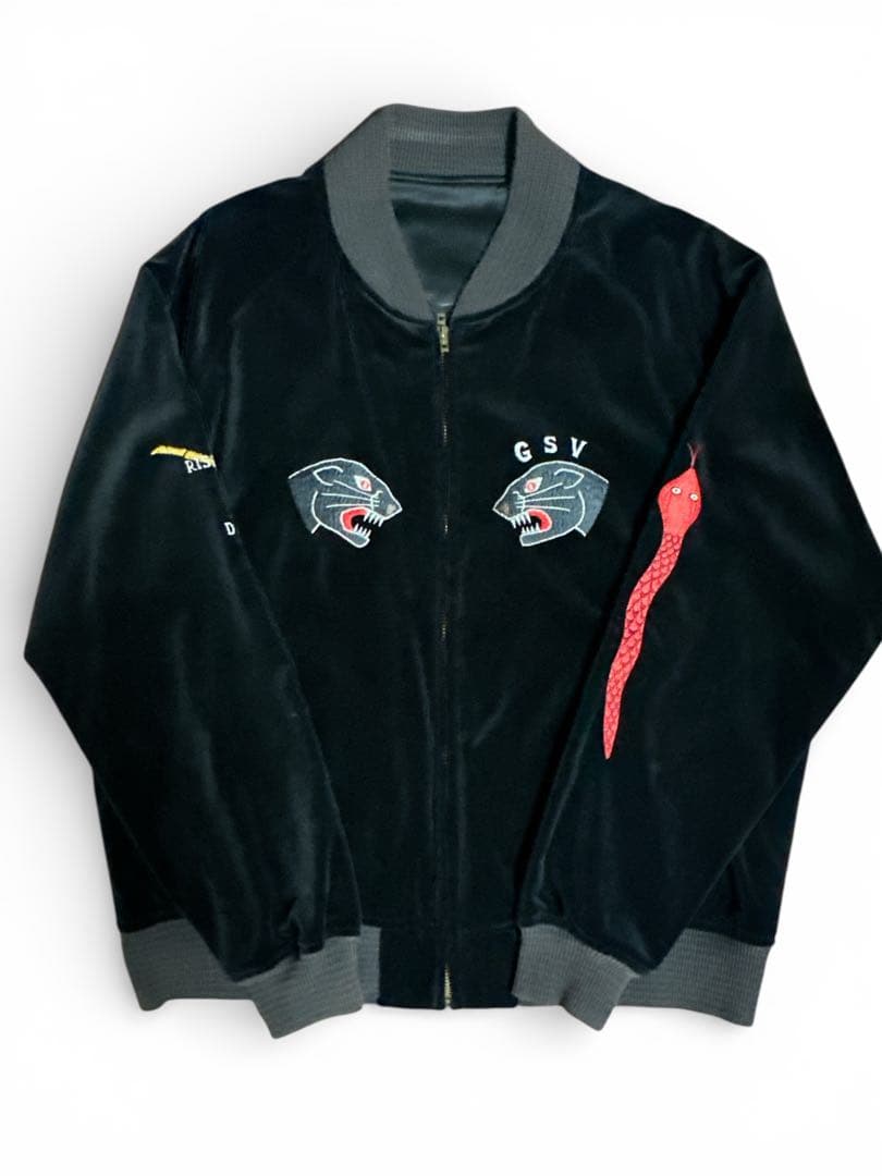 J*s様 GANGSTERVILLE ブラック スカジャン Ꮮサイズ