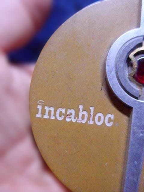 incabloc 円形デザイン 時計部品