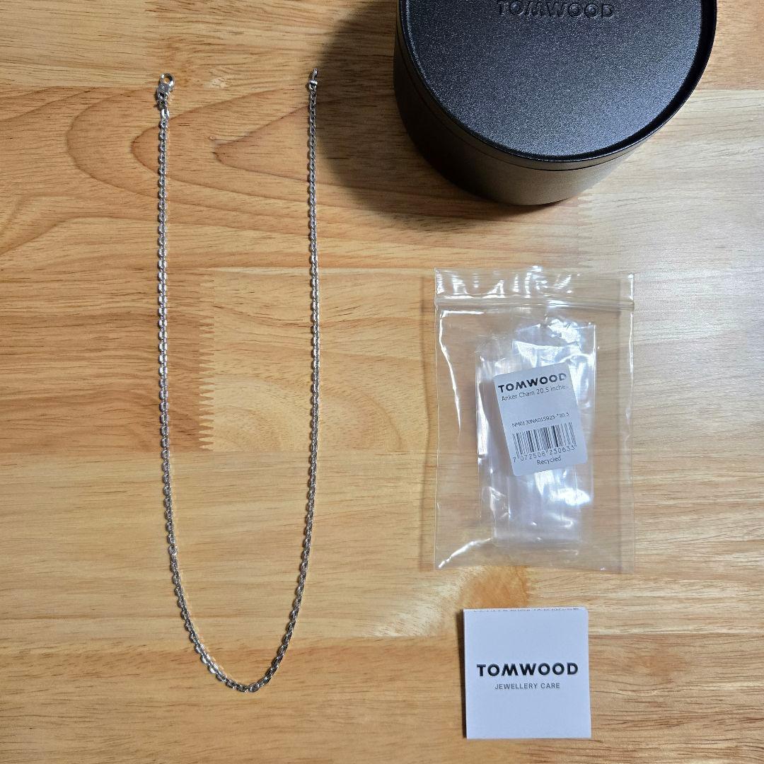 TOM WOOD　アンカーチェーン　ネックレス　20.5インチ　トムウッド