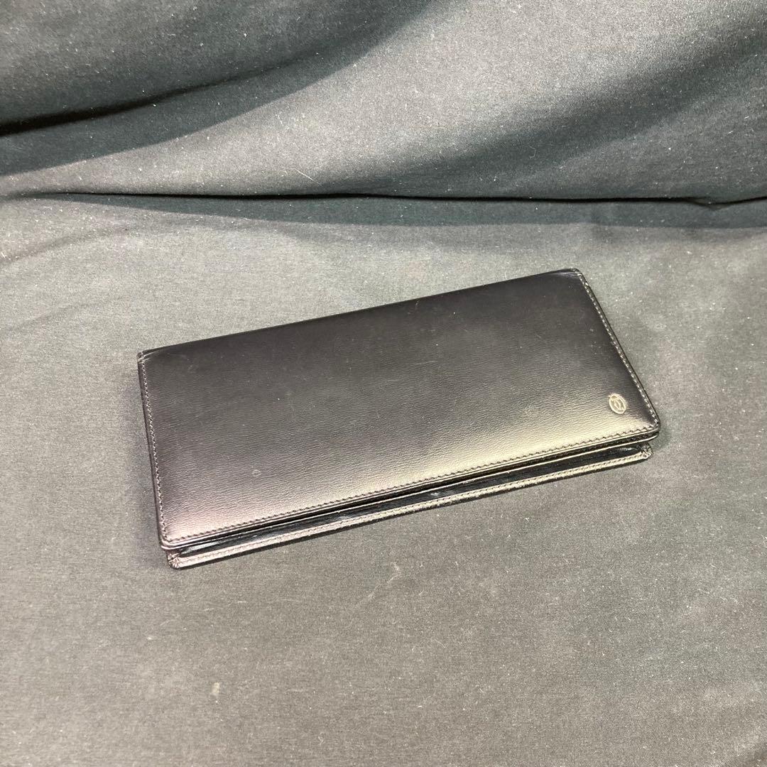 《カルティエ》長財布 Cartier ブラック