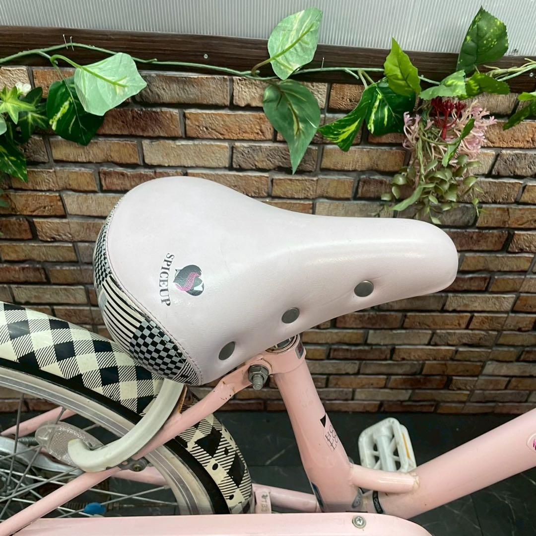 106】子供用自転車 子供車 SPICEUP ピンク 20インチ シングル - メルカリ