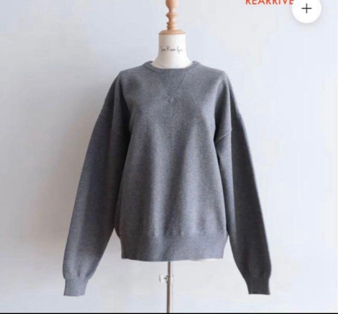 Sweatlikeルーズニットプルオーバー