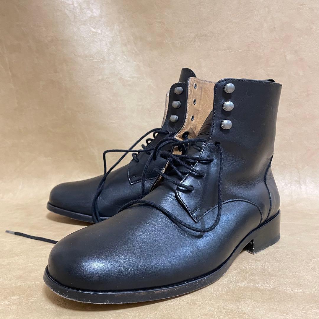 アニエスベー ショートブーツ レザーブーツ 24cm程度 編み上げ