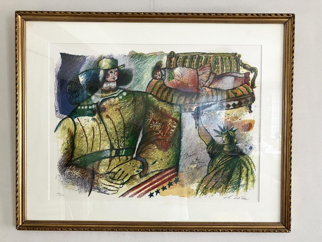 テオ・トビアス 「新世界」　リトグラフ　限定175部　直筆サインあり