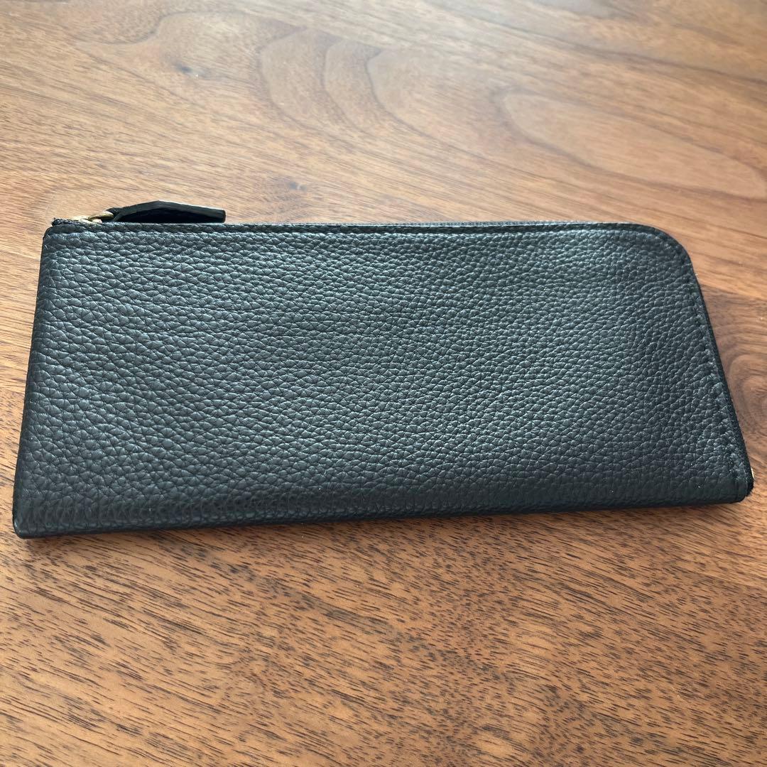 【美品】大峽製鞄 OHBA 1245-3-GMS Lジップ ブラックレザー長財布 1245-3-GMS】Lジップ束入れ『ロングウォレット』(ブラック) – 大峽製鞄