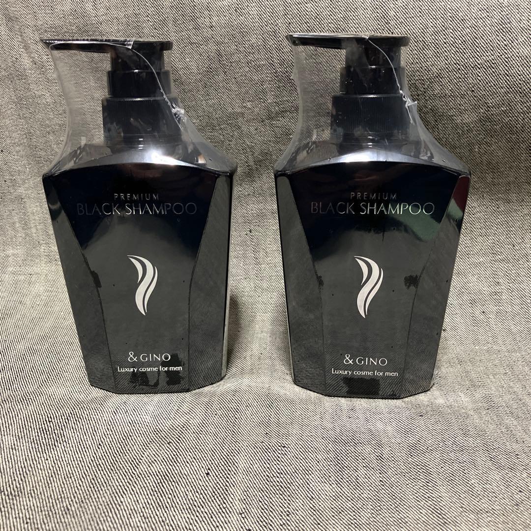 &GINO （アンドジーノ）プレミアムブラックシャンプー　400ml×2本　新品